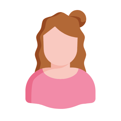 Woman Casual, Animated Icon, Flat