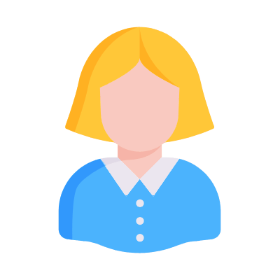 Woman Elegant, Animated Icon, Flat