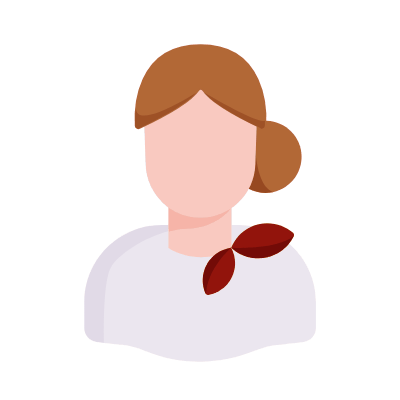 Woman Retro, Animated Icon, Flat