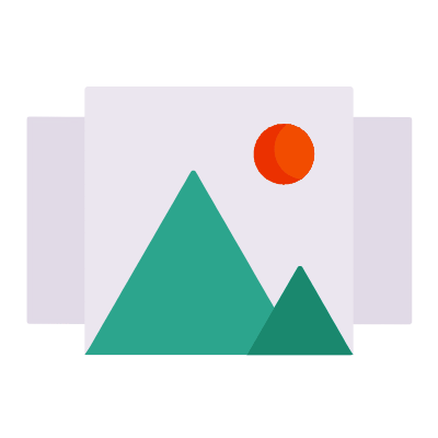 Image Carousel, Animated Icon, Flat