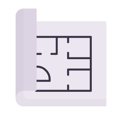 Blueprint, Animated Icon, Flat