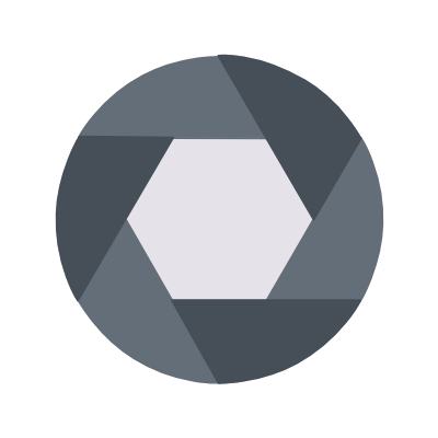 Shutter, Animated Icon, Flat