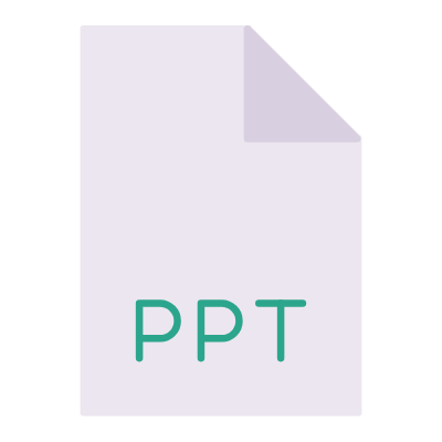 File PPT, Animated Icon, Flat