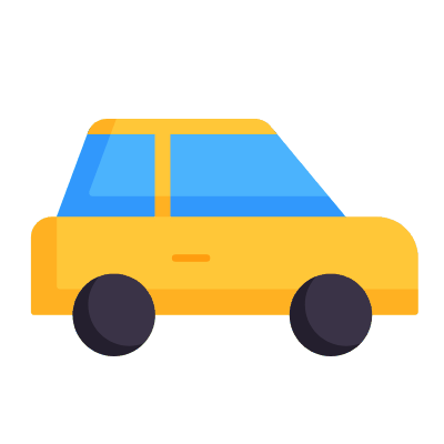 Car, Animated Icon, Flat