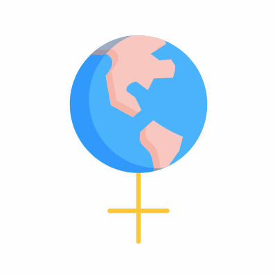 International Women's Day, Animated Icon, Flat