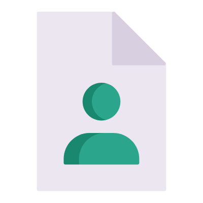 File Avatar, Animated Icon, Flat