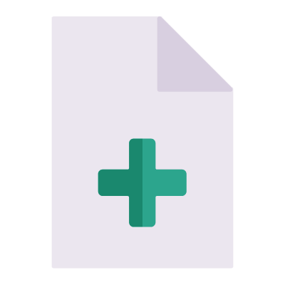 File Plus, Animated Icon, Flat