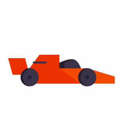F1, Animated Icon, Flat