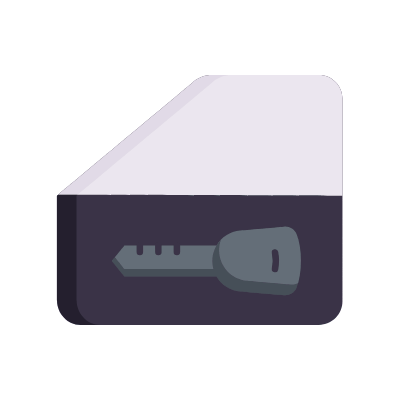 Door Lock, Animated Icon, Flat