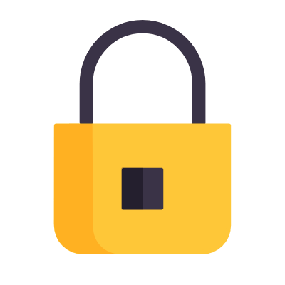 Lock, Animated Icon, Flat