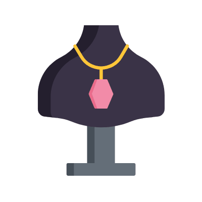 Jewellery, Animated Icon, Flat