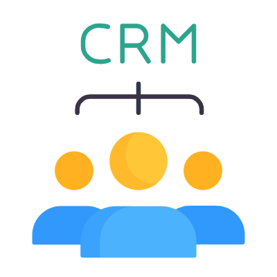 CRM, Animated Icon, Flat
