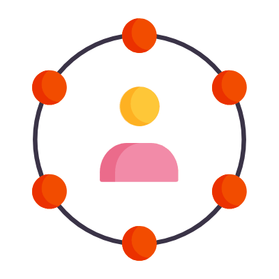 Omnichannel, Animated Icon, Flat