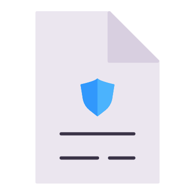File Policy, Animated Icon, Flat