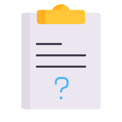 Questionnaire, Animated Icon, Flat