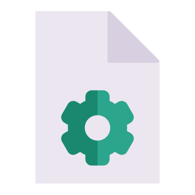 File Settings, Animated Icon, Flat