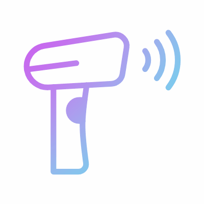 Scanner, Animated Icon, Gradient