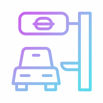 Drive-Thru, Animated Icon, Gradient