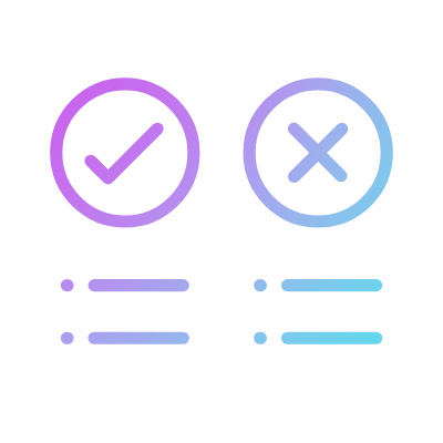 Rules, Animated Icon, Gradient