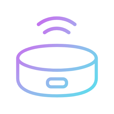 Echo Dot, Animated Icon, Gradient