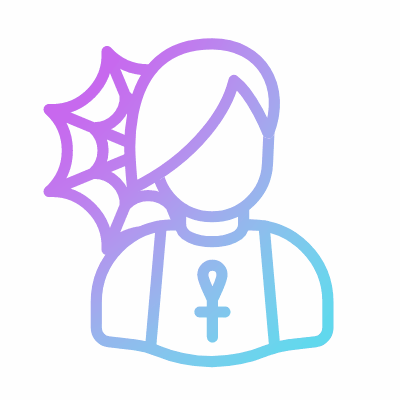 Man Goth, Animated Icon, Gradient