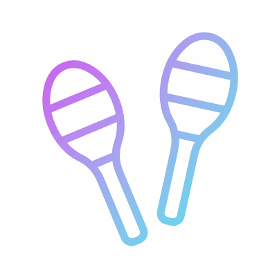 Mexican Music, Animated Icon, Gradient