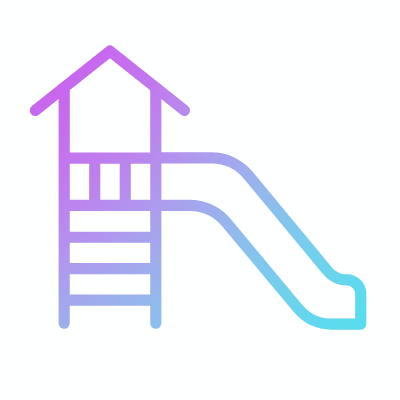 Slide Playground, Animated Icon, Gradient