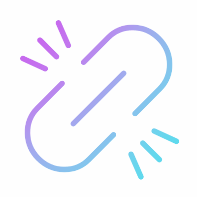 Link, Animated Icon, Gradient