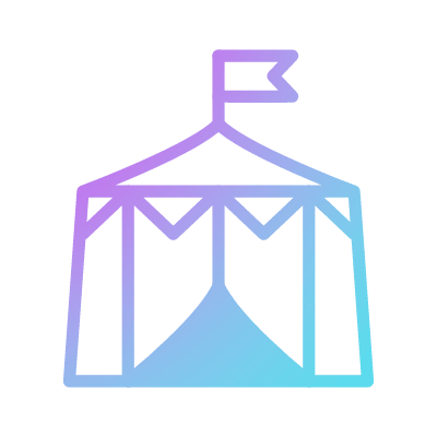 Circus, Animated Icon, Gradient