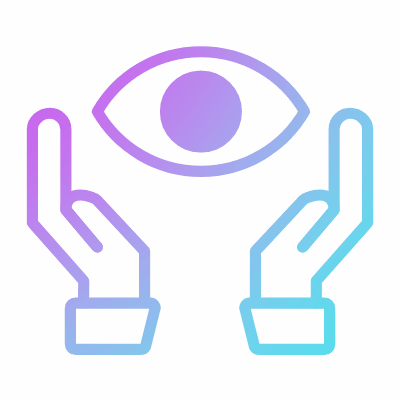 Eye Care, Animated Icon, Gradient