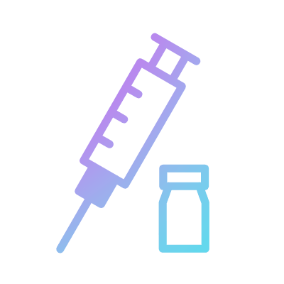 Vaccine, Animated Icon, Gradient