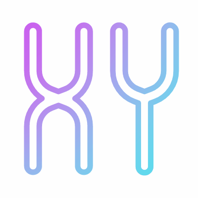 Chromosomes, Animated Icon, Gradient