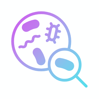 Microbiology Lab, Animated Icon, Gradient
