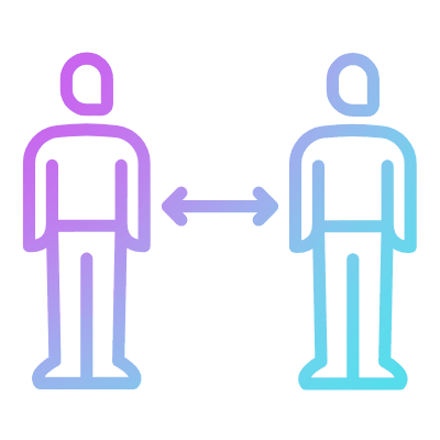 Distance, Animated Icon, Gradient