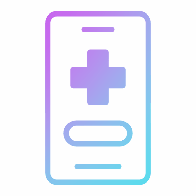 Medical App, Animated Icon, Gradient