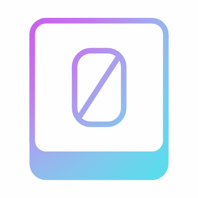 Zero Key, Animated Icon, Gradient