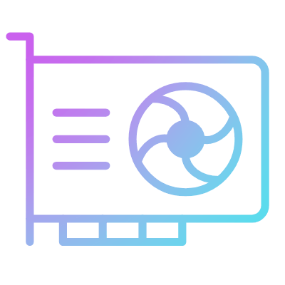 Video Card, Animated Icon, Gradient
