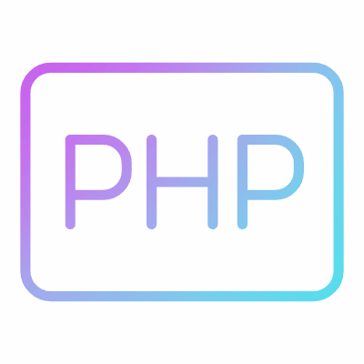 Php, Animated Icon, Gradient