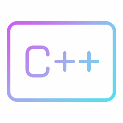 C++, Animated Icon, Gradient