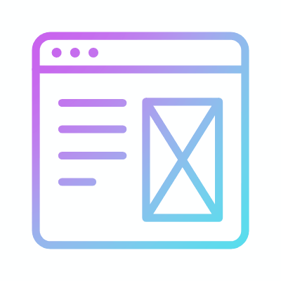 Web Design, Animated Icon, Gradient