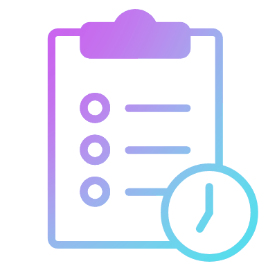 Order History, Animated Icon, Gradient