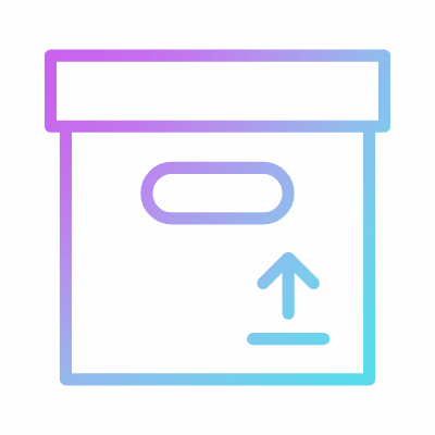 Box, Animated Icon, Gradient