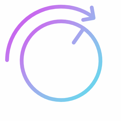 Knob Twist, Animated Icon, Gradient