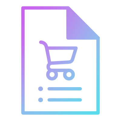 File Order, Animated Icon, Gradient