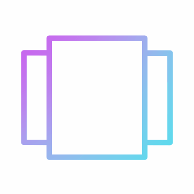 Grid Carousel, Animated Icon, Gradient