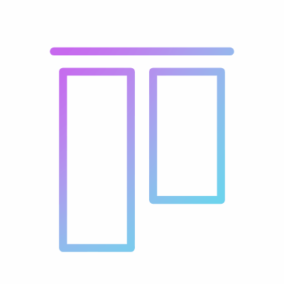 Align Top, Animated Icon, Gradient