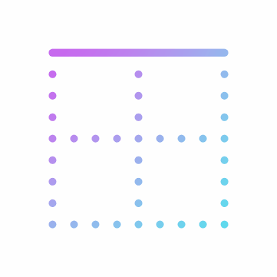 Border Top, Animated Icon, Gradient