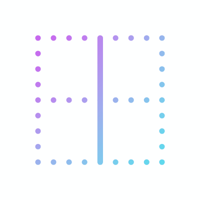 Border Vertical, Animated Icon, Gradient