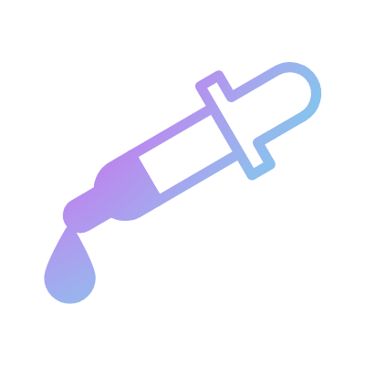Eye Dropper, Animated Icon, Gradient