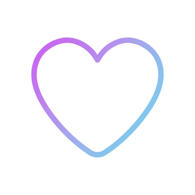 Suit Heart, Animated Icon, Gradient
